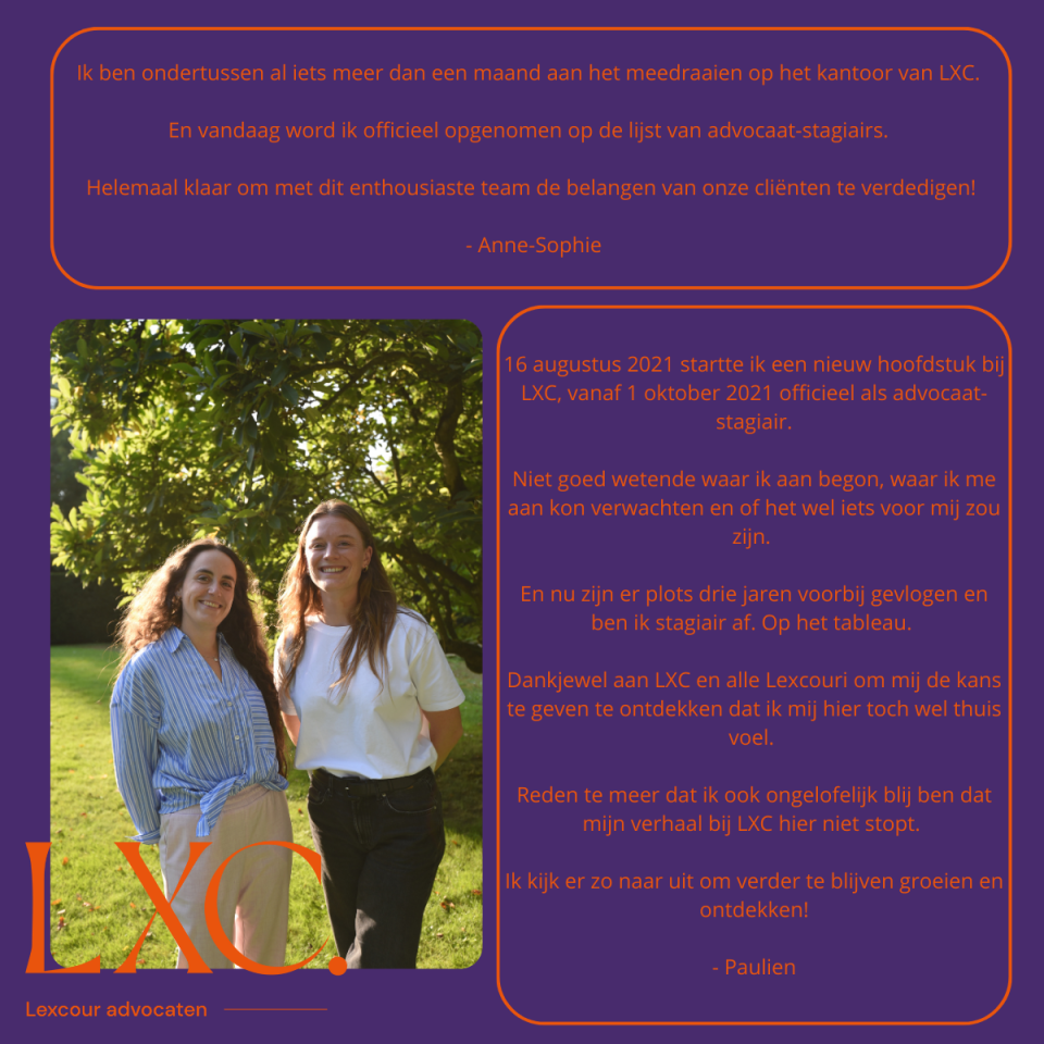 Anne-Sophie Vermeersch en Paulien Maes